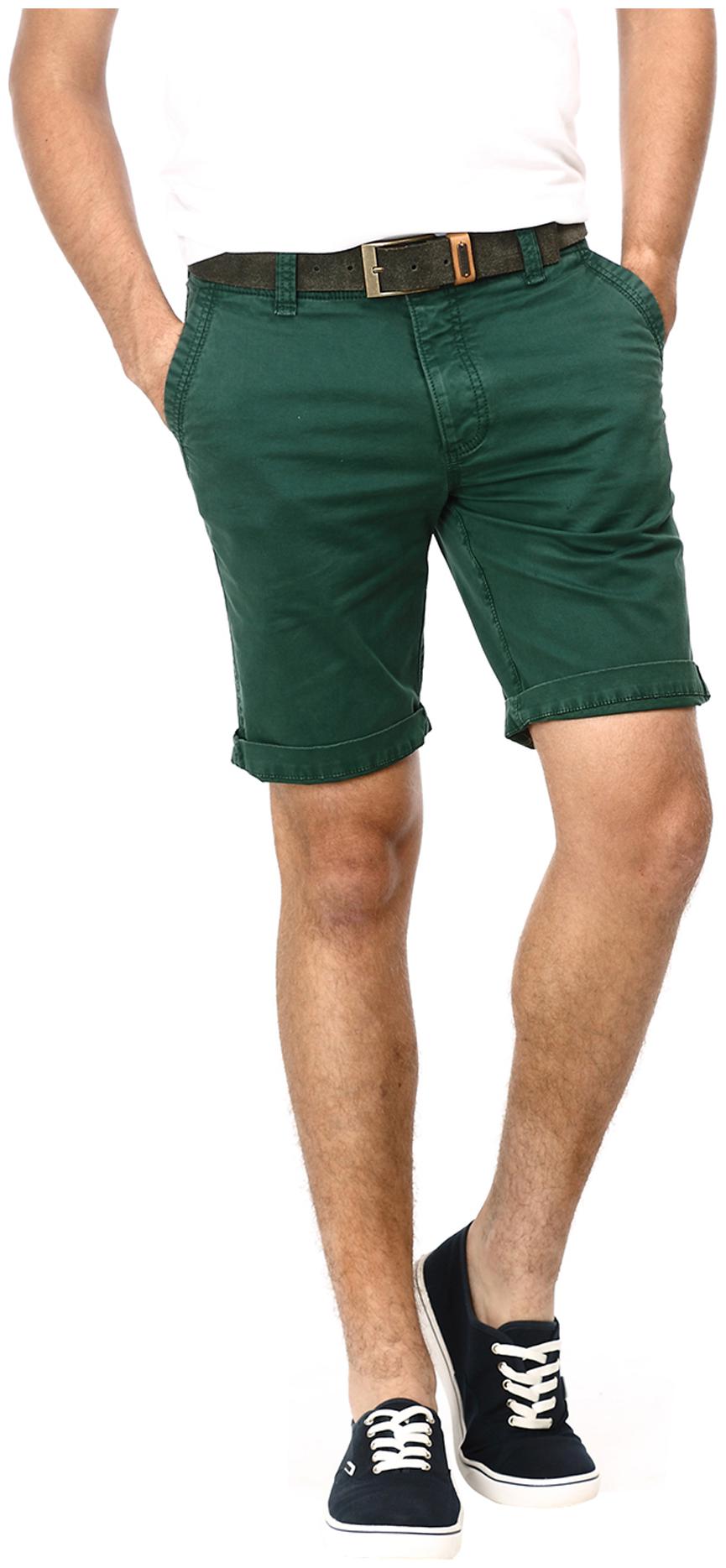 

BASICS Men Green Regular Fit Regular Shorts