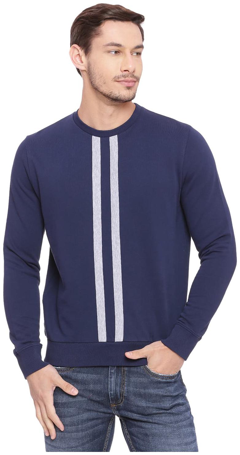 

Basics Muscle Fit Dress Blue Pullover Sweater