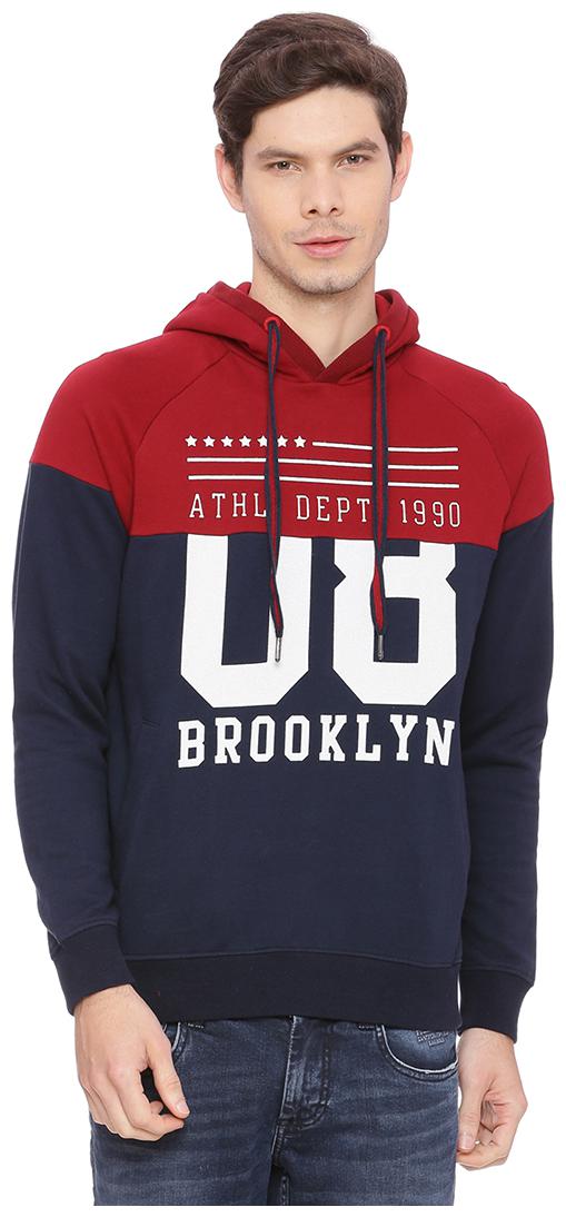 

BASICS Men Red Solid Quilted jacket