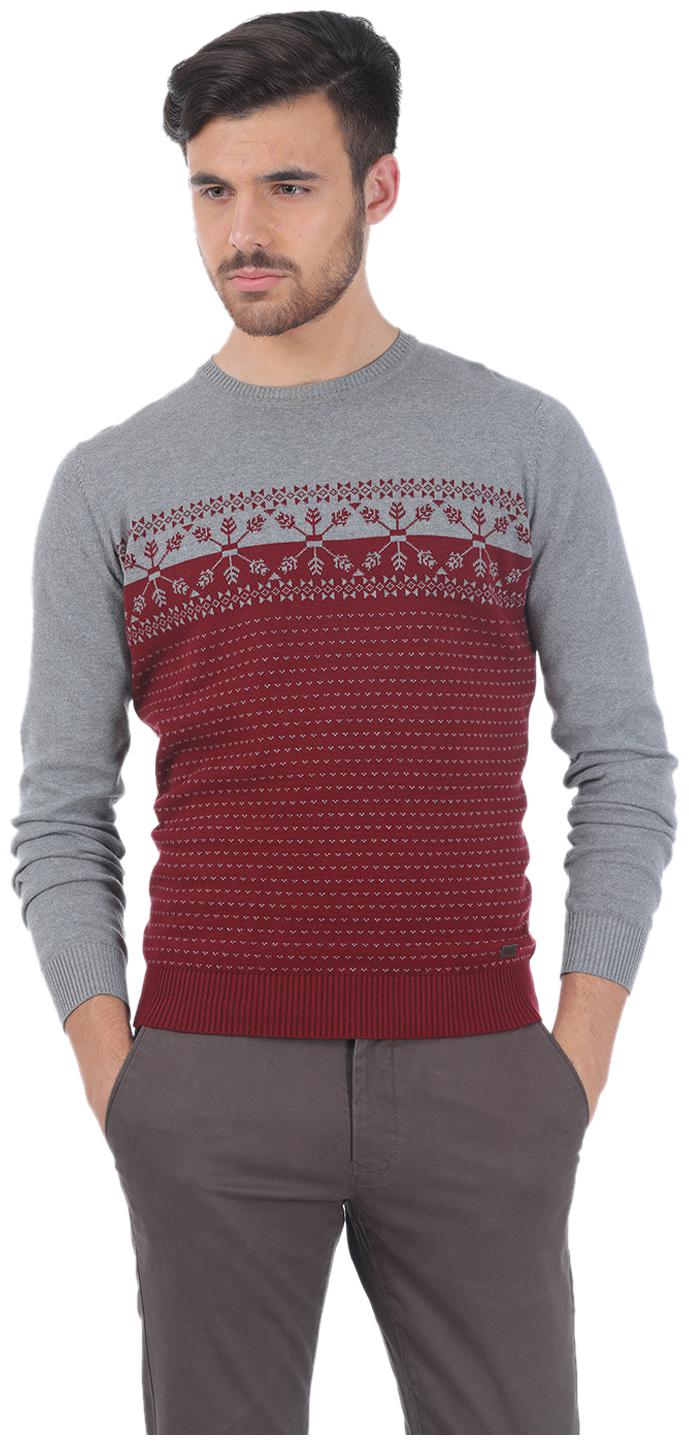 

Basics Red Cotton Sweater