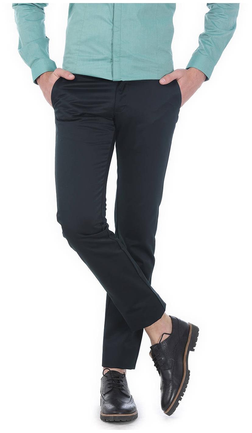 

BASICS Men Black Solid Tapered fit Chinos