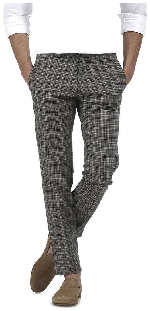 

BASICS Men Beige Solid Tapered fit Joggers