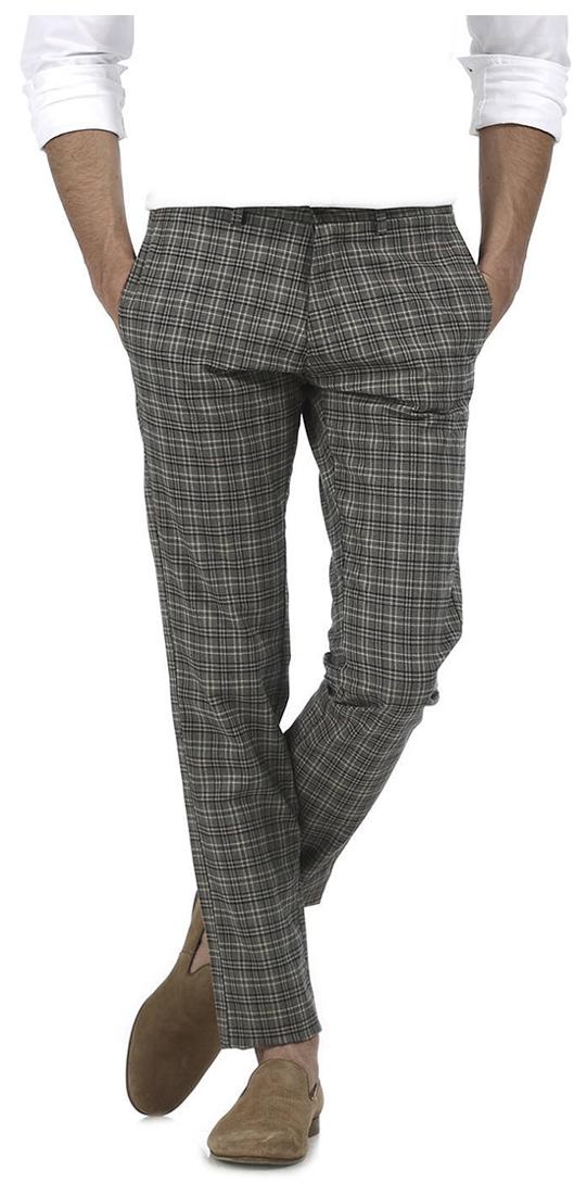 

BASICS Men Beige Solid Tapered fit Joggers