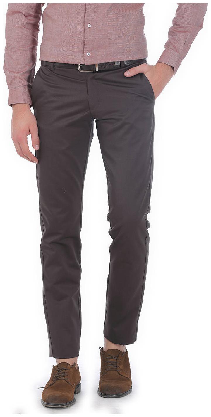 

BASICS Men Brown Solid Tapered fit Chinos