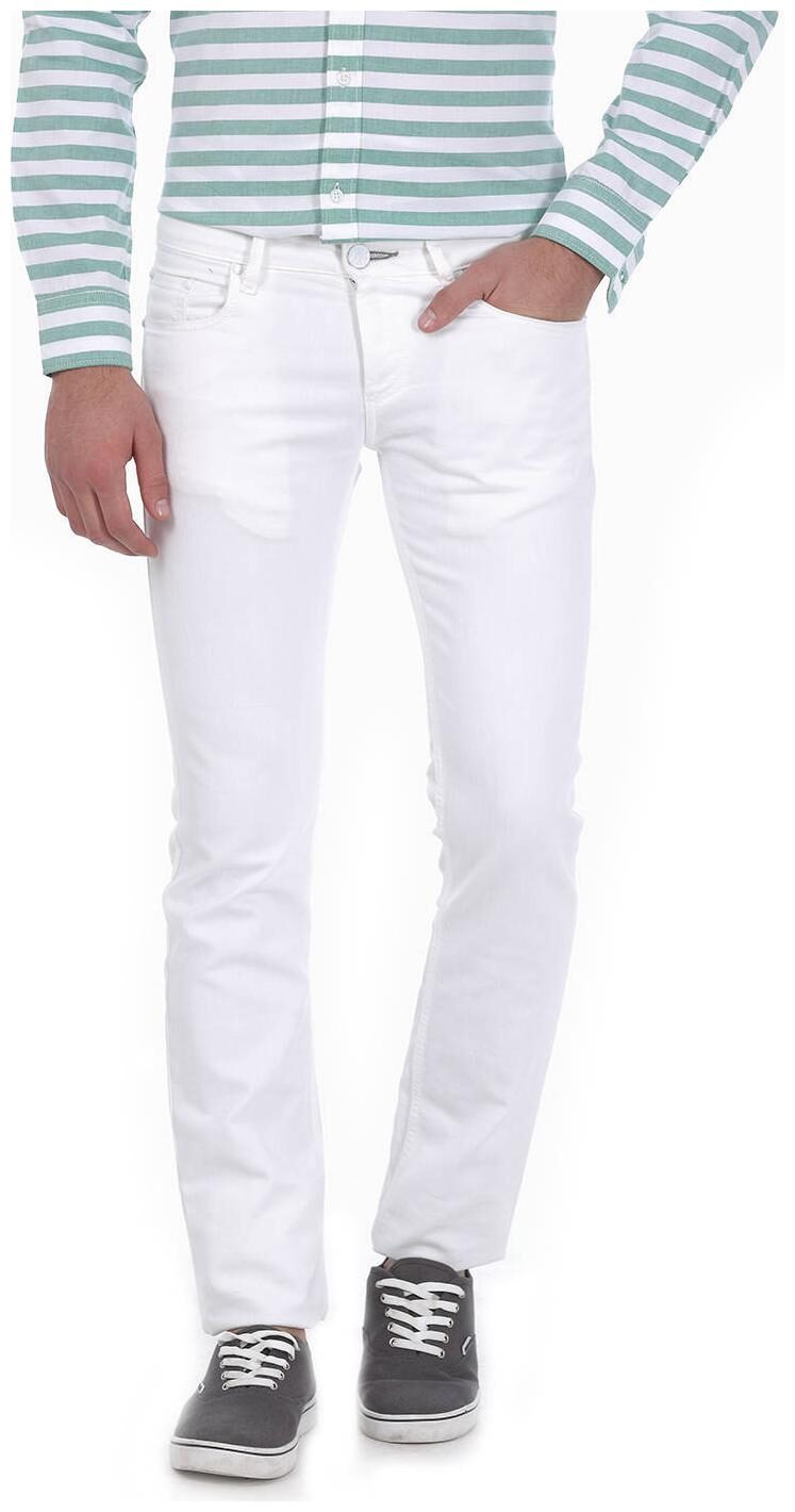 

BASICS Men White Skinny Fit Jeans