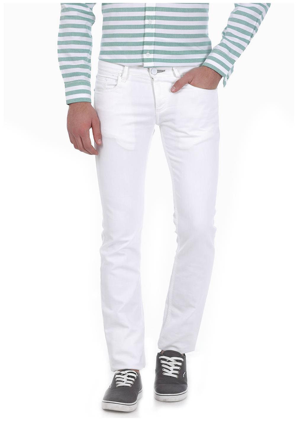 

BASICS Men White Skinny Fit Jeans