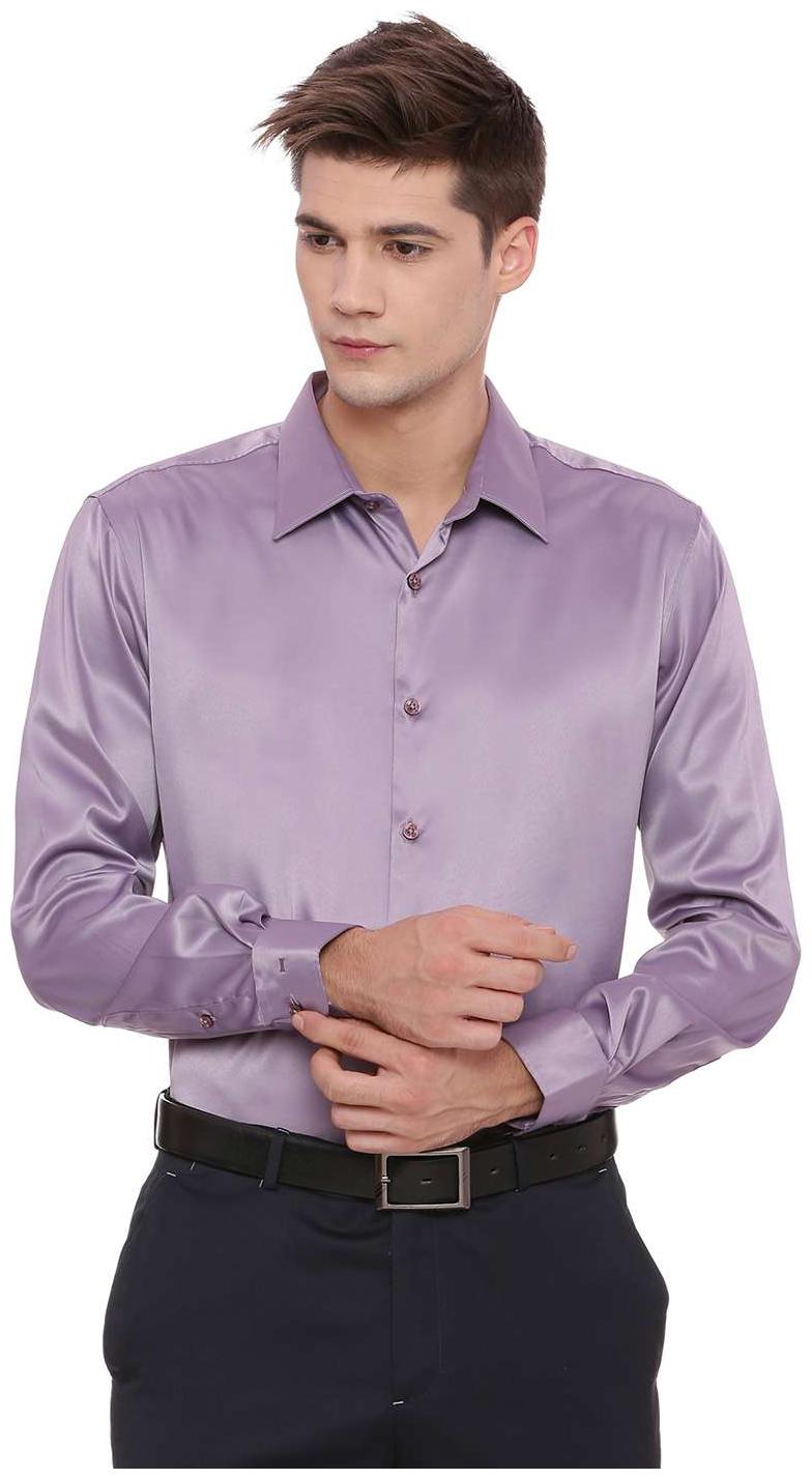 

BASICS Men Slim fit Formal Shirt - Purple
