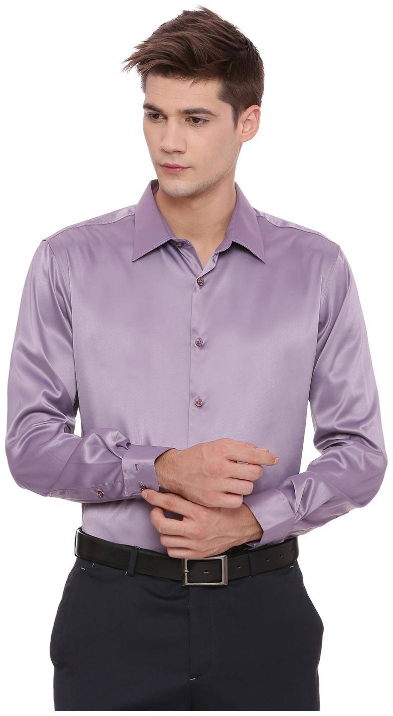 

BASICS Men Slim fit Formal Shirt - Purple