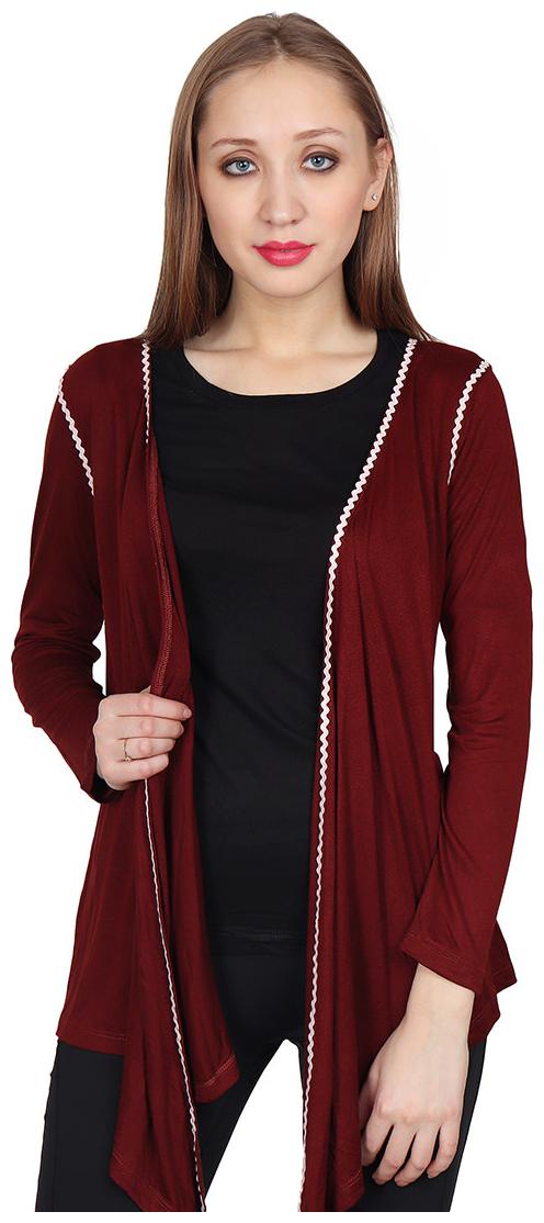 

BAZOO M Women Shrug - Maroon