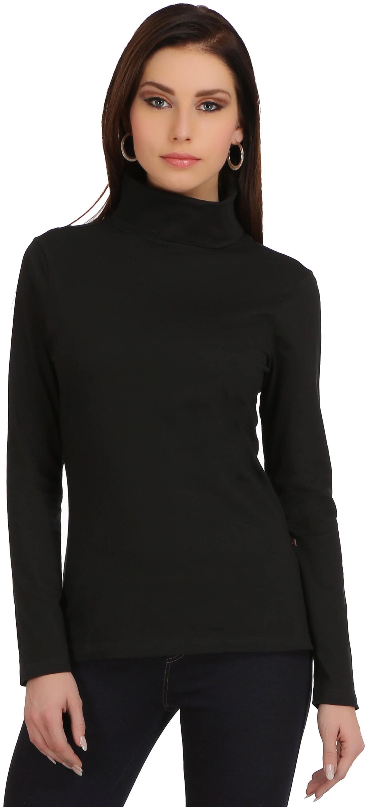 

BAZOO M Women Solid Regular top - Black