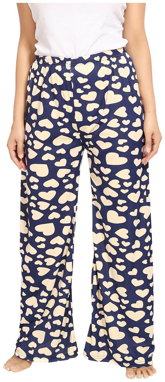 

Be You Blue Hearts Women s Palazzo