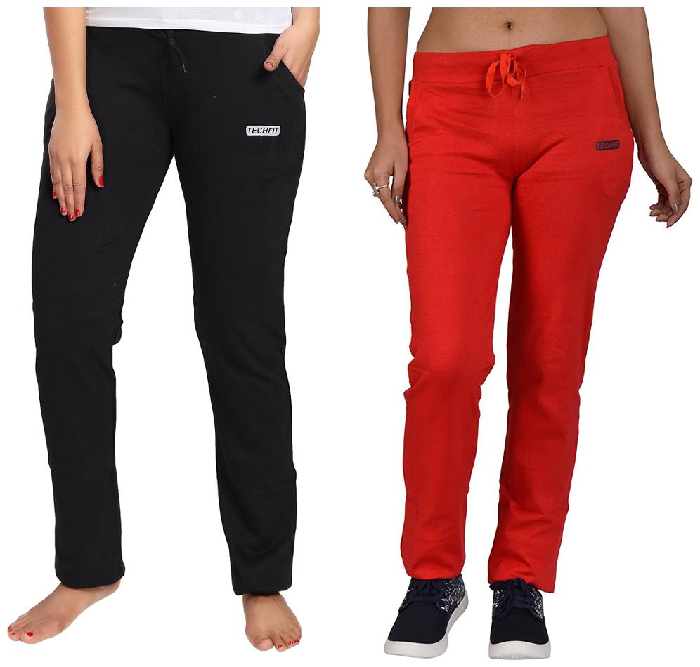 

Be You Women Regular fit Cotton Solid Track pants - Multi