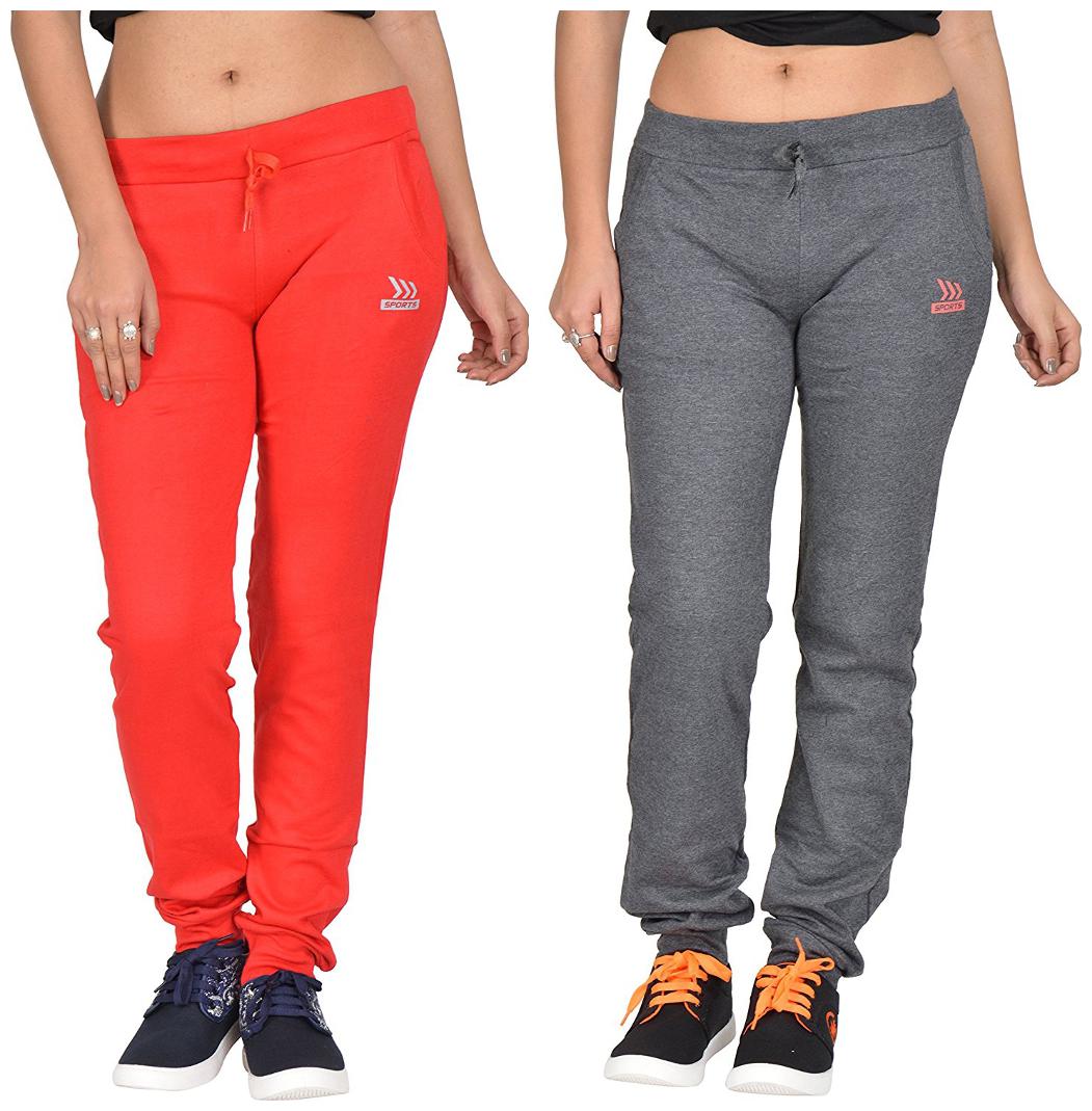 

Be You Women Regular fit Cotton Solid Track pants - Multi