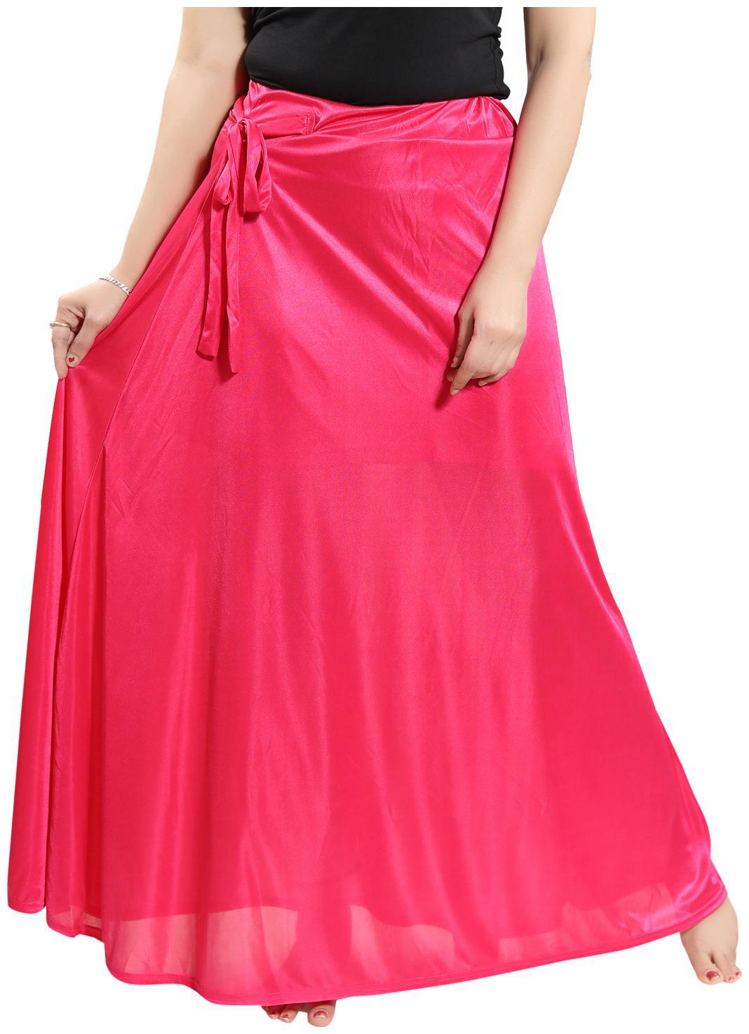 

Be You Solid Flared skirt Maxi Skirt - Pink