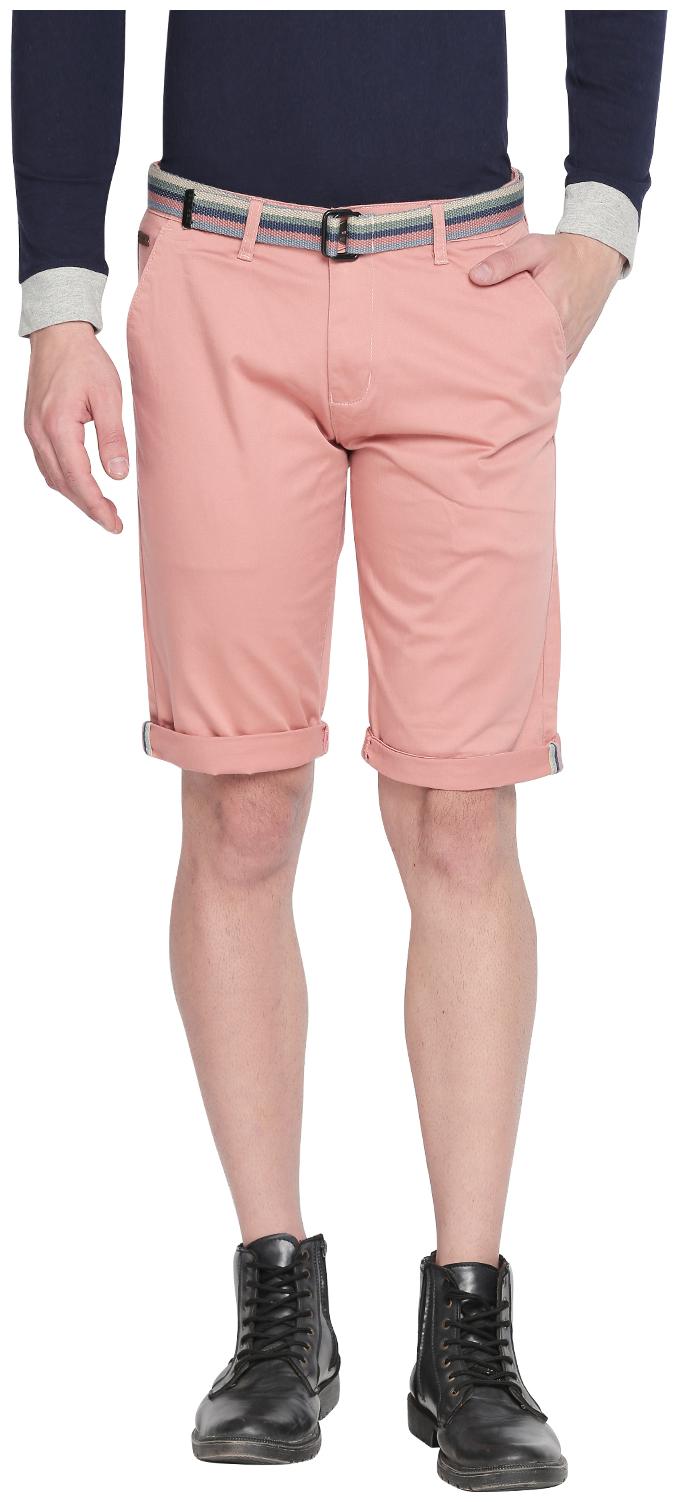 

Beevee Men Pink Regular Fit Regular Shorts