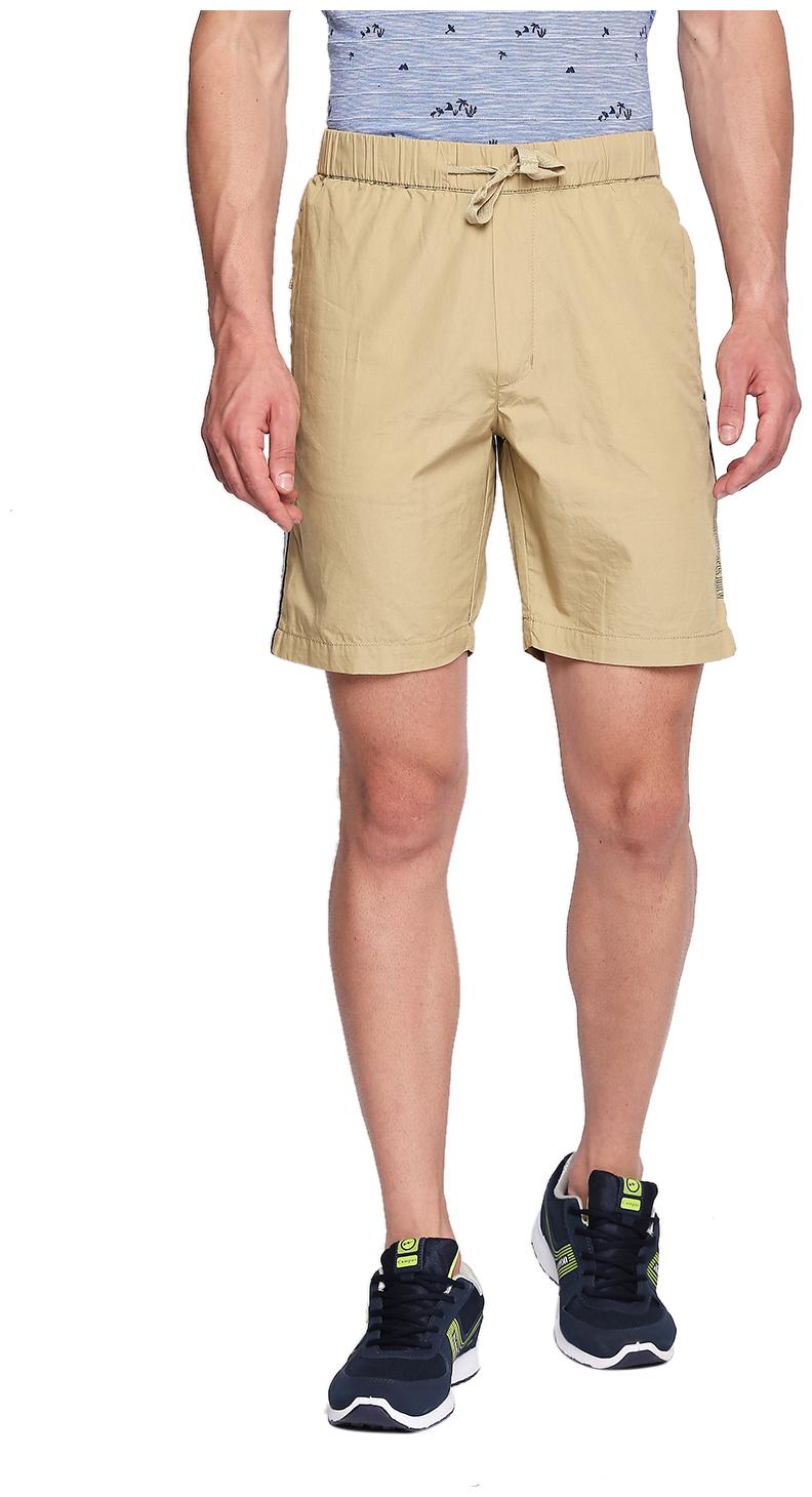 

Beevee Cotton Solid Shorts 3 4ths Beige