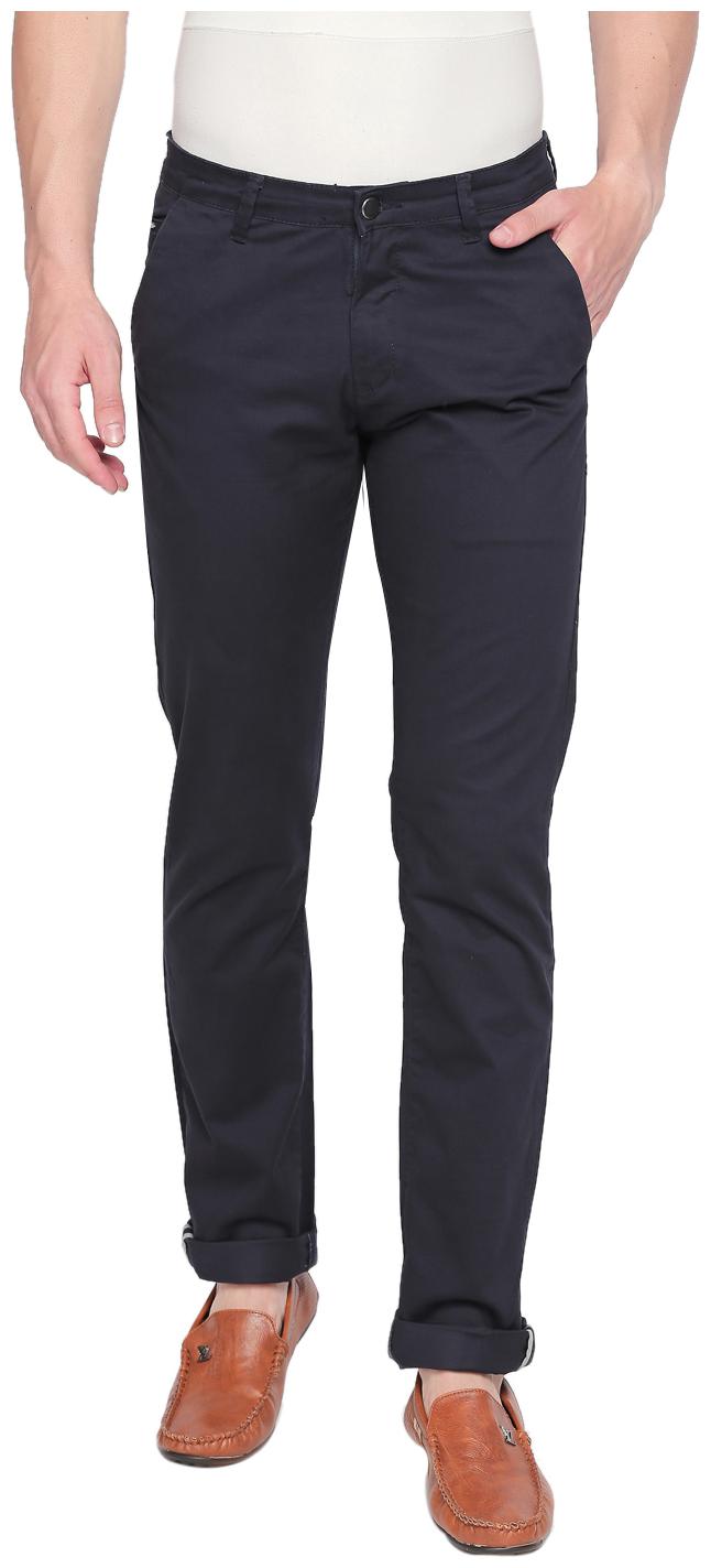 

Beevee Cotton Blend Solid Casual Trouser Black