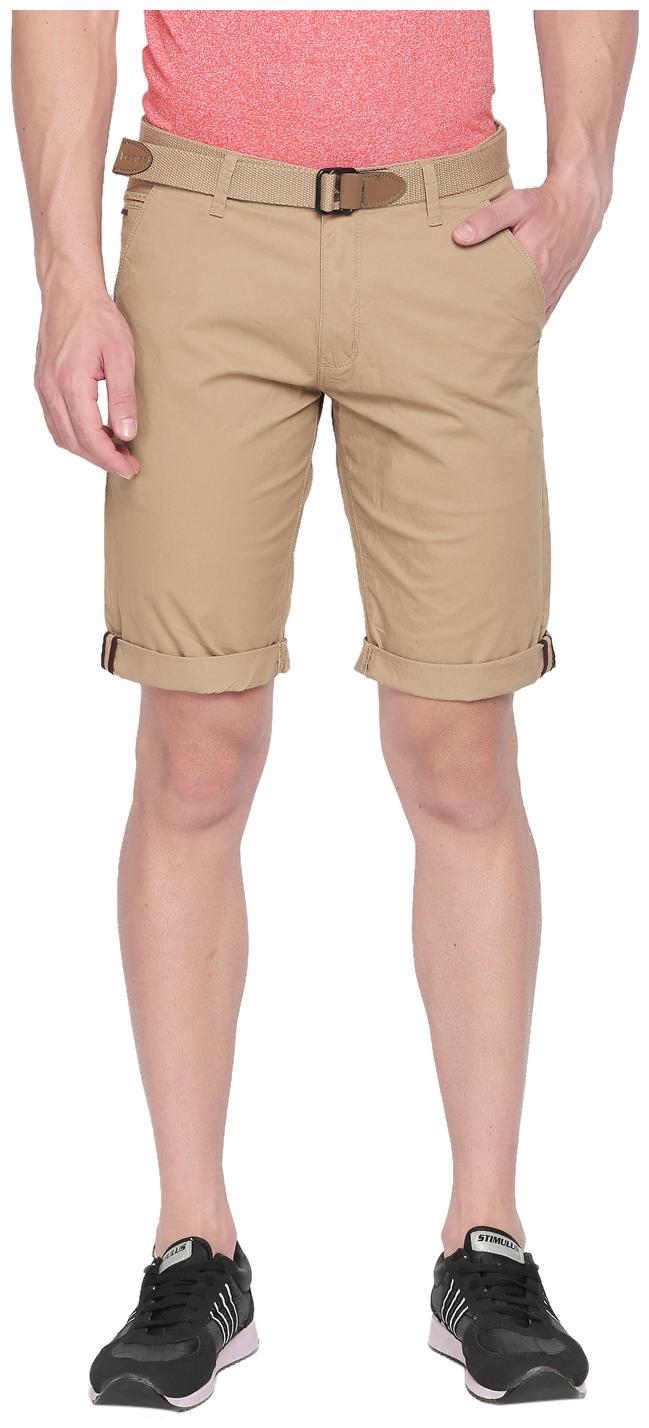 

Beevee Men Beige Regular Fit Chinos Shorts