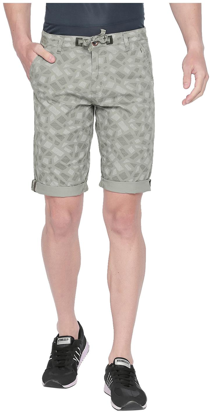 

Beevee Men Green Regular Fit Chinos Shorts