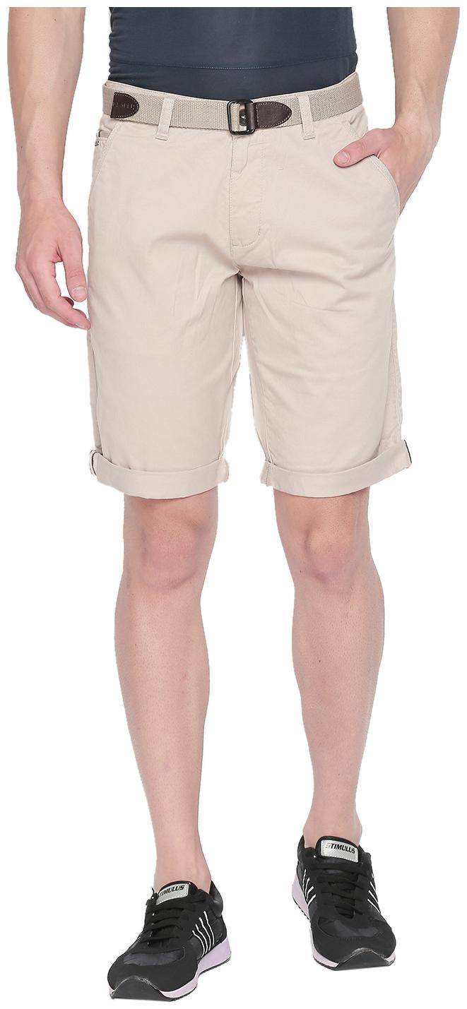 

Beevee Men Beige Regular Fit Chinos Shorts