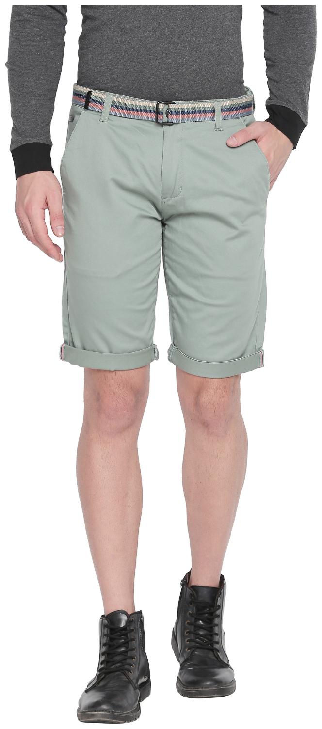 

Beevee Men Green Regular Fit Regular Shorts