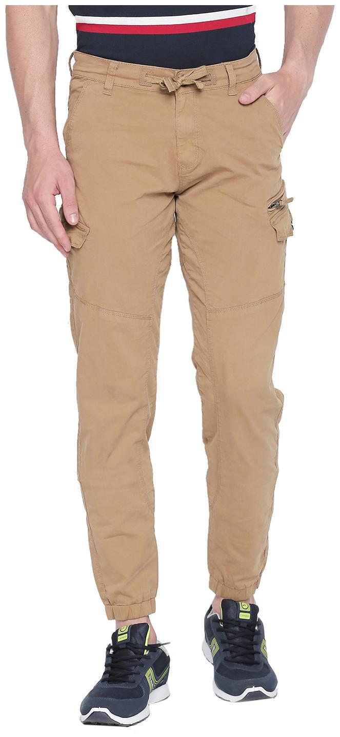 

Beevee Men Beige Solid Regular fit Joggers