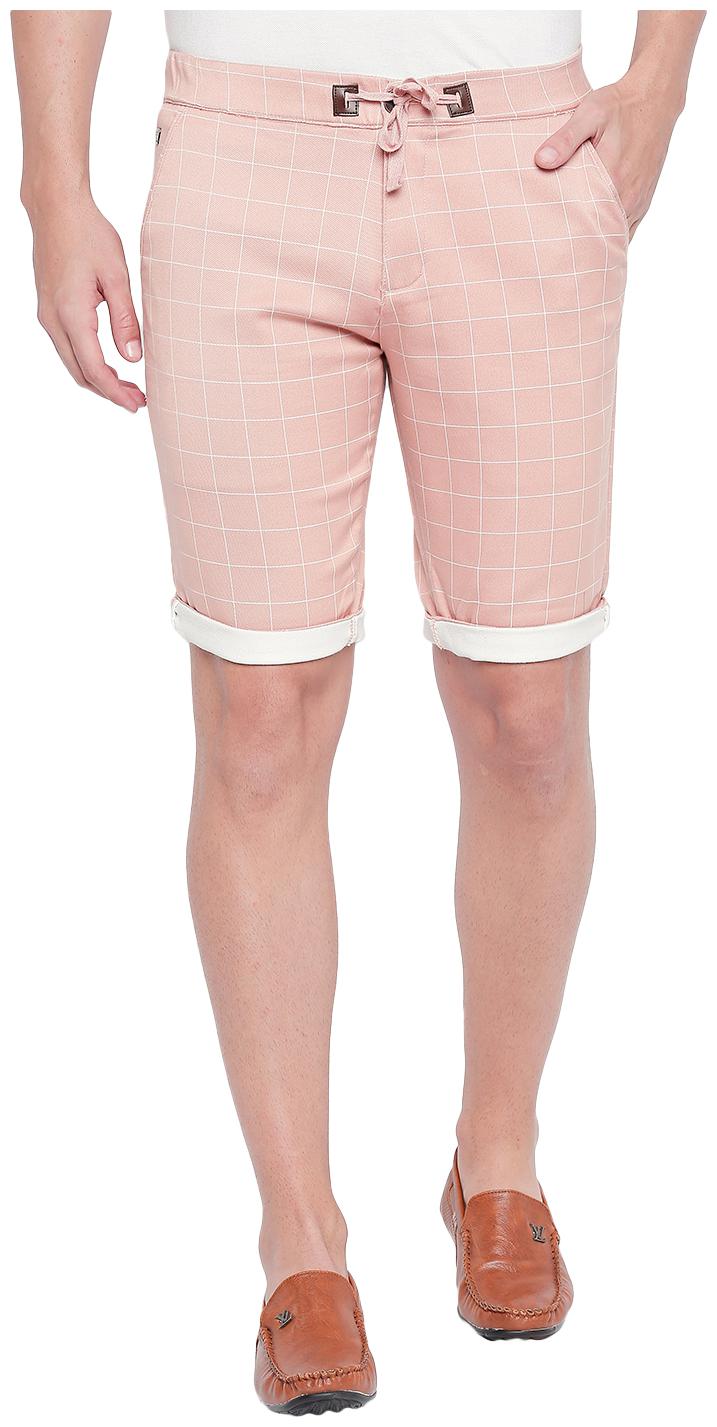 

Beevee Men Pink Regular Fit Regular Shorts
