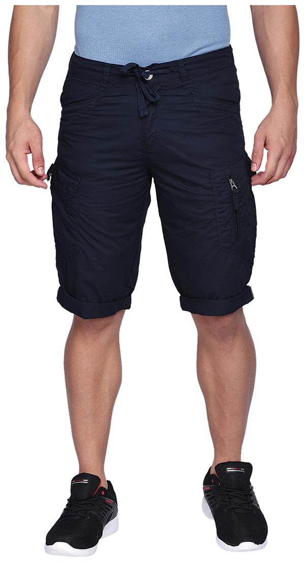 

Beevee Men Navy Blue Regular Fit Regular Shorts