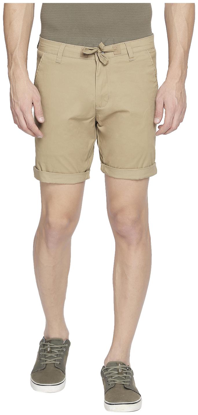 

Beevee Men Beige Regular Fit Chinos Shorts