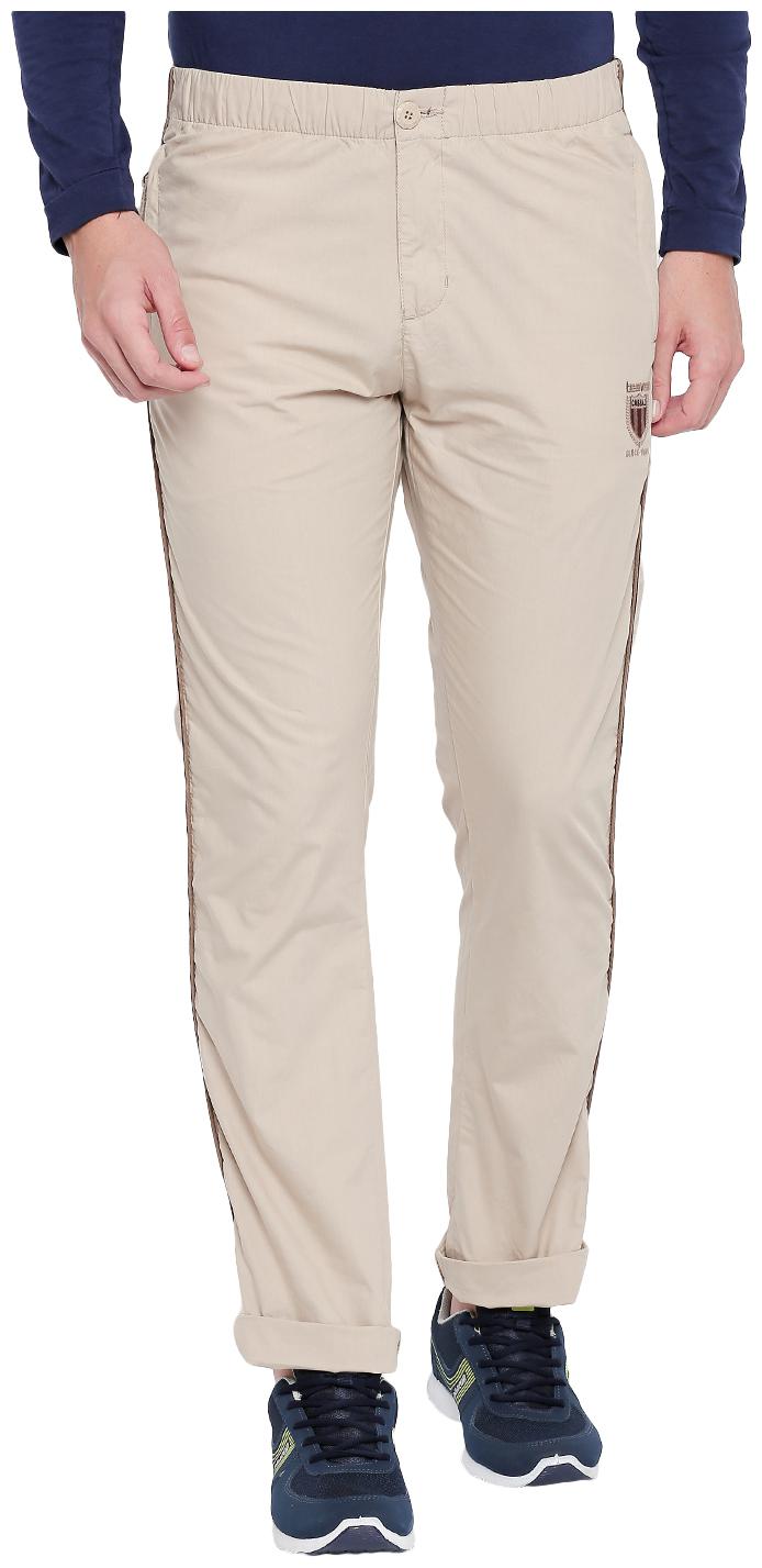 

Beevee Men Cotton Track Pants Beige color