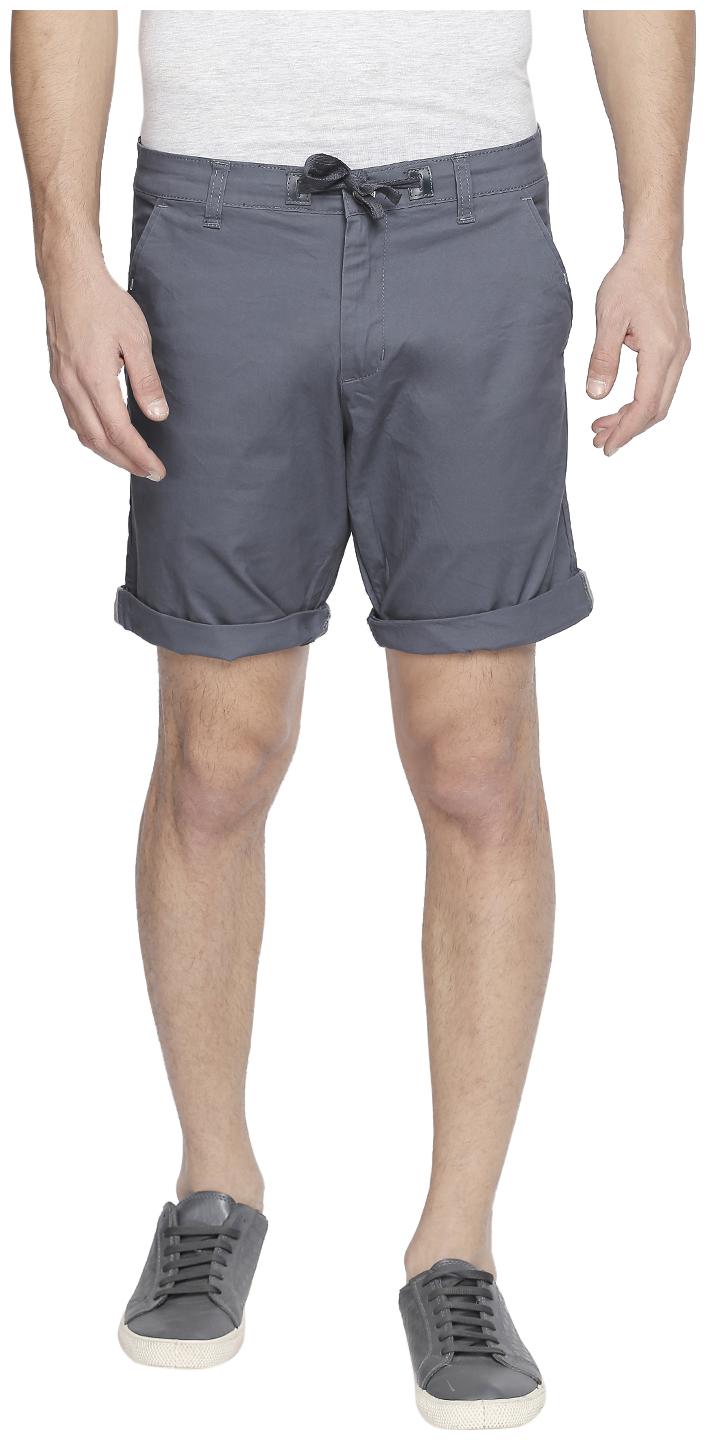 

Beevee Men Grey Regular Fit Chinos Shorts