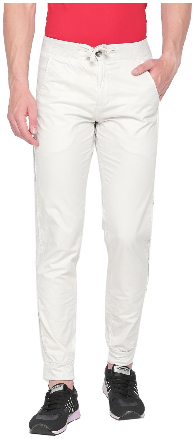 

Beevee Men Cotton Joggers White color