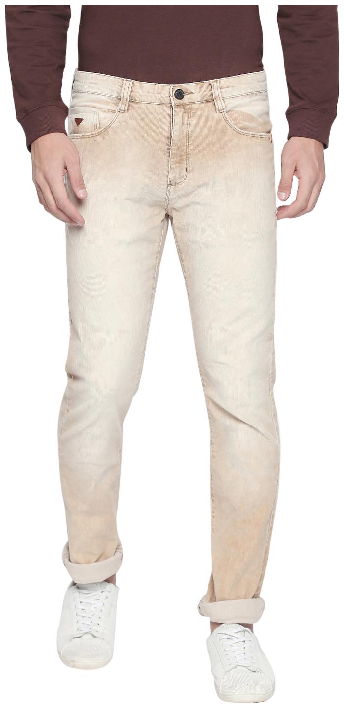

Beevee Men Beige Solid Regular fit Regular trousers