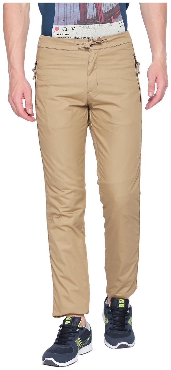 

Beevee Men Cotton Track Pants Beige color