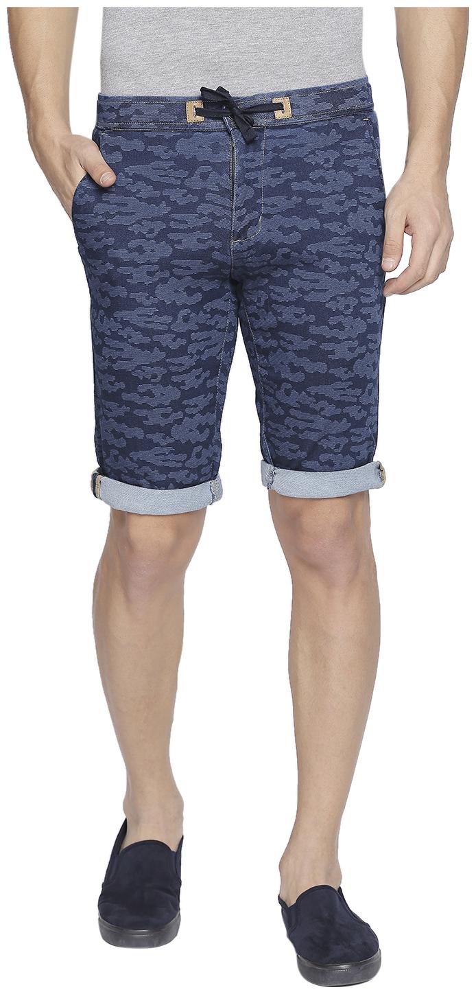 

Beevee Men Blue Regular Fit Regular Shorts