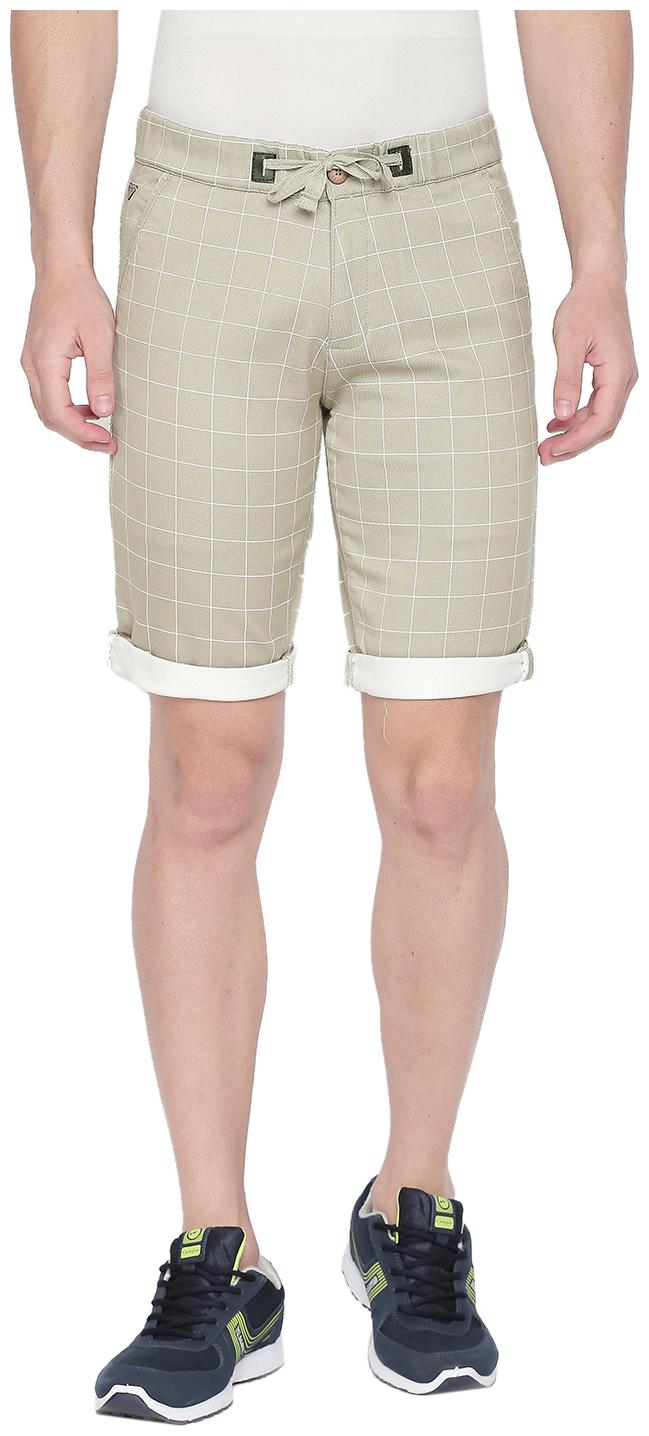 

Beevee Men Green Regular Fit Regular Shorts