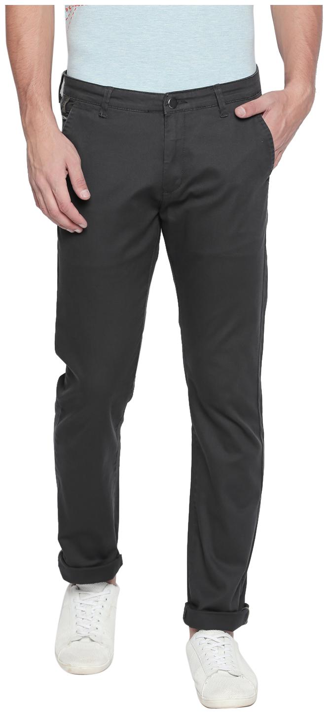

Beevee Men Grey Solid Regular fit Regular trousers