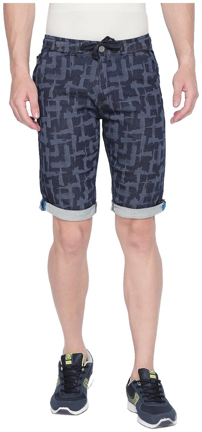

Beevee Men Blue Regular Fit Regular Shorts