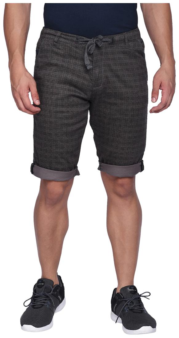 

Beevee Men Grey Regular Fit Regular Shorts