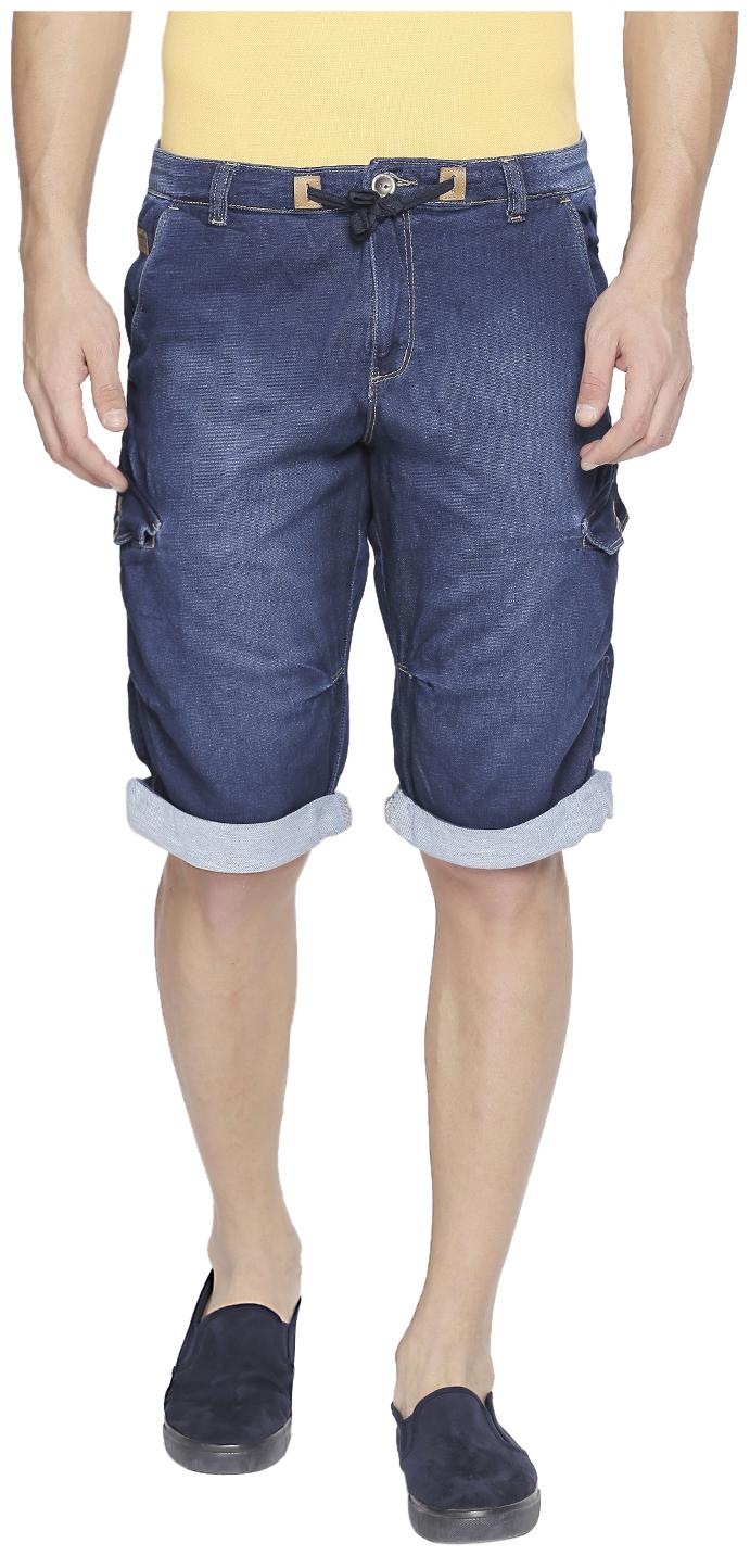 

Beevee Men Blue Regular Fit Regular Shorts
