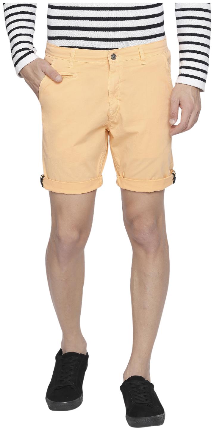 

Beevee Men Orange Regular Fit Chinos Shorts