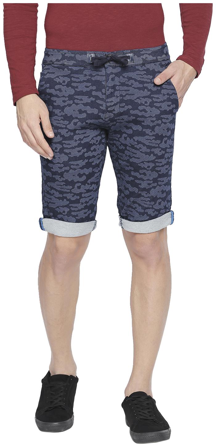 

Beevee Men Blue Regular Fit Regular Shorts