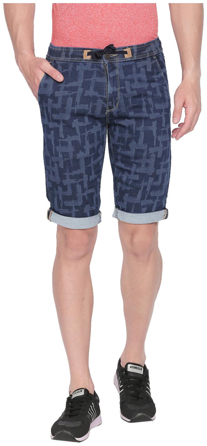 

Beevee Men Blue Regular Fit Regular Shorts