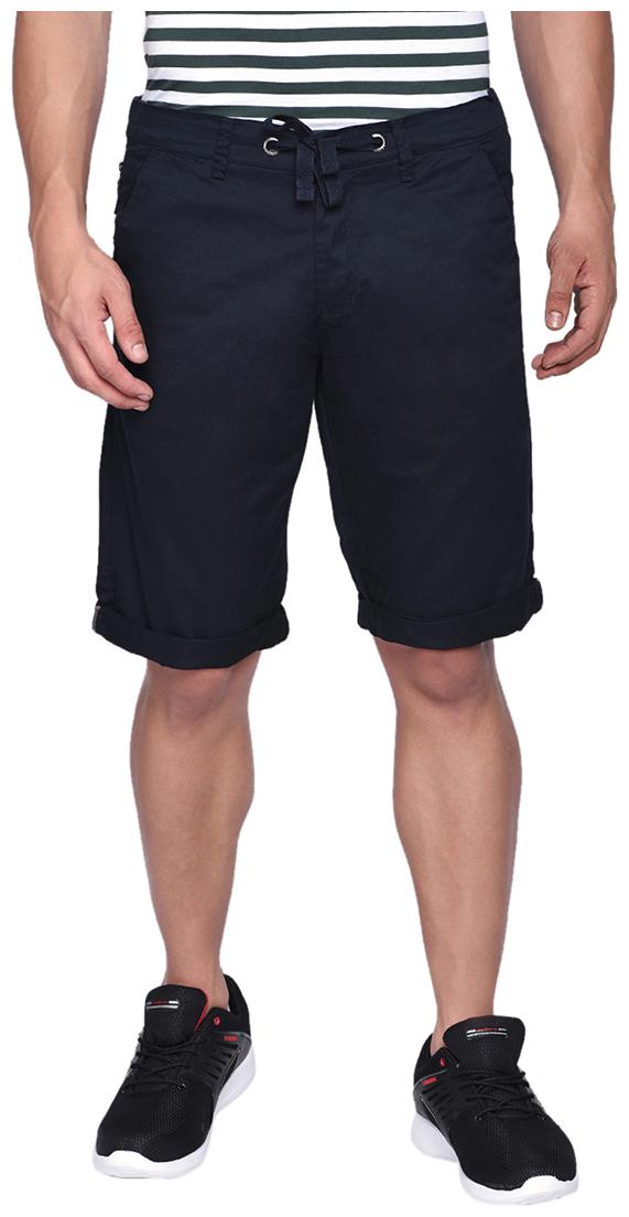 

Beevee Men Navy Blue Regular Fit Regular Shorts