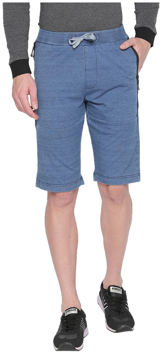 

Beevee Men Blue Regular Fit Regular Shorts