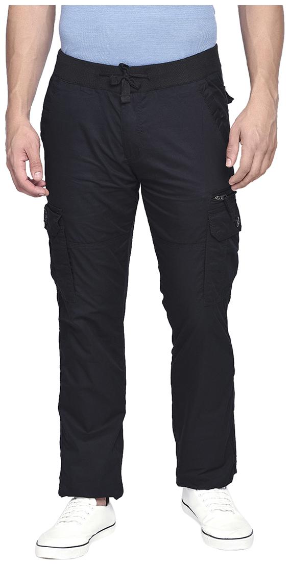 

Beevee Men Black Solid Regular fit Track pants