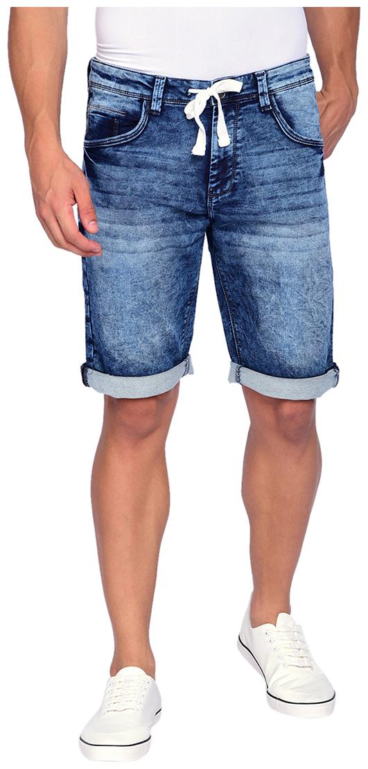 

Beevee Men Blue Regular Fit Regular Shorts