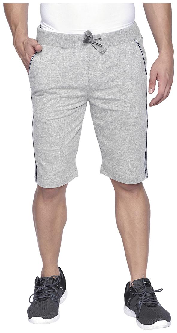 

Beevee Men Grey Regular Fit Regular Shorts