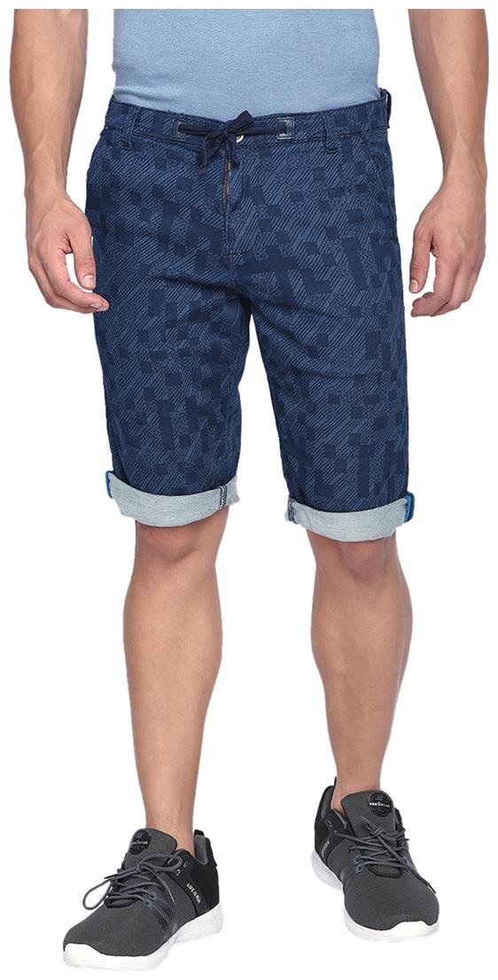 

Beevee Men Blue Regular Fit Regular Shorts