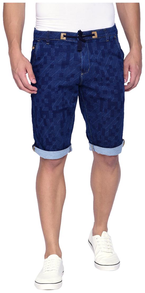 

Beevee Men Blue Regular Fit Regular Shorts